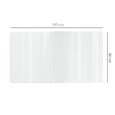 Transparent desk mat