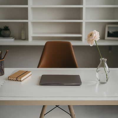 Transparent desk mat