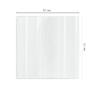 Transparent desk mat
