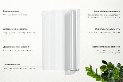 Transparent desk mat