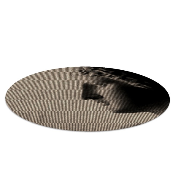 Round vinyl rug New Rome