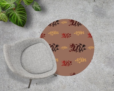 Universal vinyl carpet Asian dragon pattern