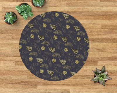 Indoor vinyl rug Decorative Nature leaves