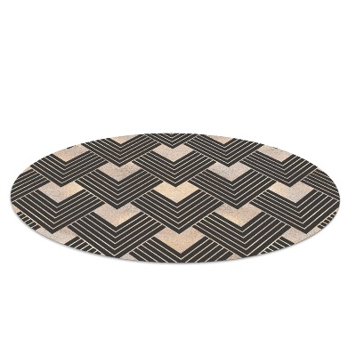 Universal vinyl carpet Decorative artistic pattern