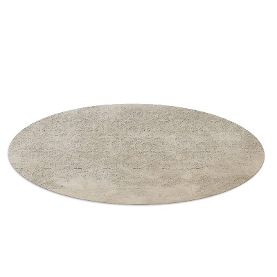 Round vinyl rug Scratched sandstone
