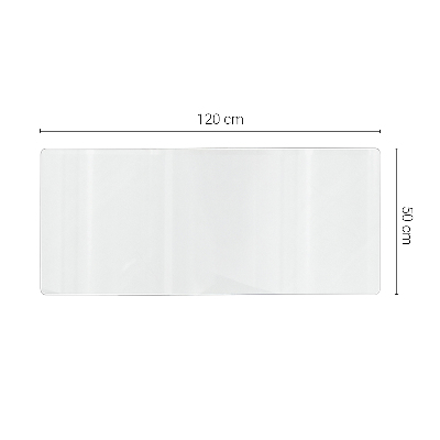 Transparent protective mat universal