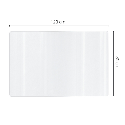 Transparent protective mat universal