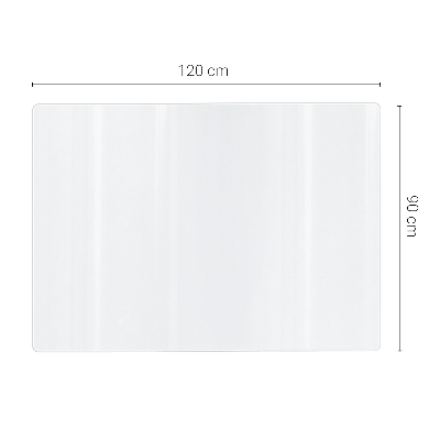 Transparent protective mat universal
