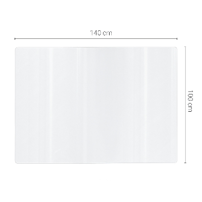 Transparent protective mat universal