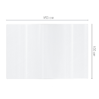 Transparent protective mat universal
