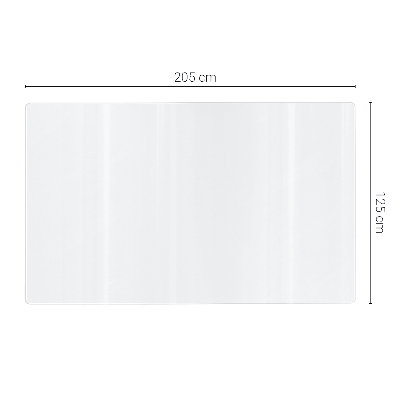 Transparent protective mat universal