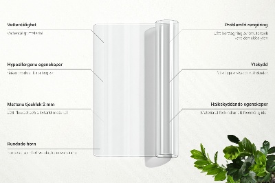 Transparent protective mat universal