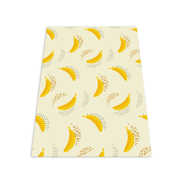 Office chair mat Bananas dot patches