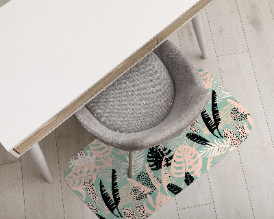 Office chair mat Nature leaves