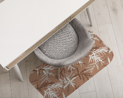 Office chair mat Palm trees