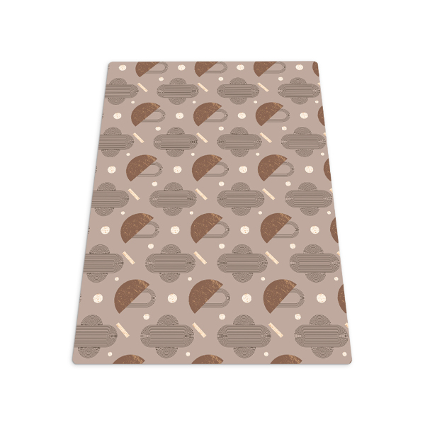 Office chair mat Abstract pattern