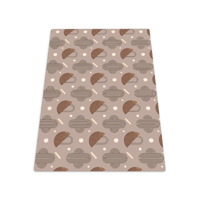 Office chair mat Abstract pattern