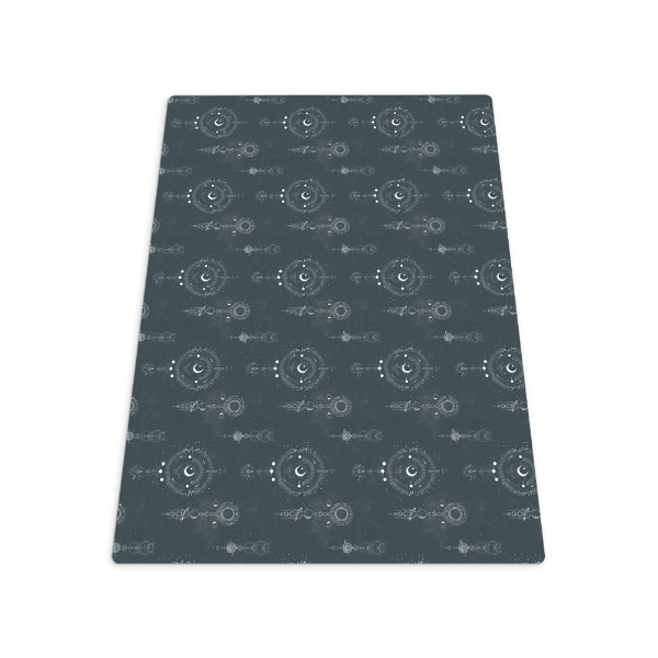 Office chair mat Illustration of the moon phase