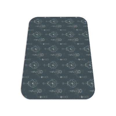 Office chair mat Illustration of the moon phase