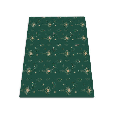 Office chair mat Mystical esoteric pattern