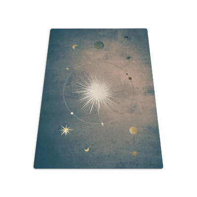 Office chair mat Stars and planets