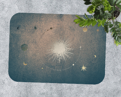 Office chair mat Stars and planets
