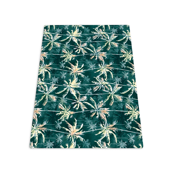 Chair mat Tropical palm pattern
