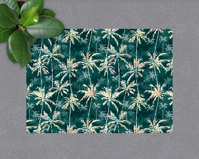 Chair mat Tropical palm pattern
