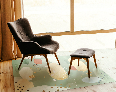 Computer chair mat Watercolor patterns