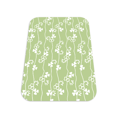 Office chair floor protector Clover pattern
