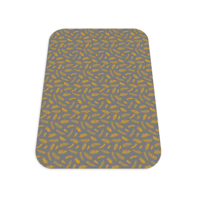 Chair floor protector Yellow branches