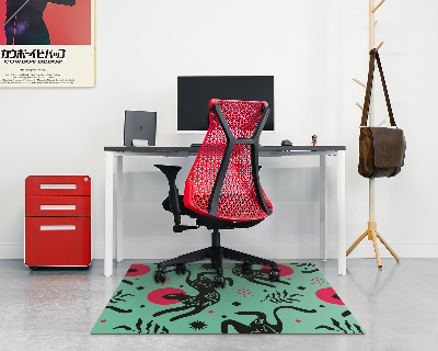 Chair mats Surrealistic puma