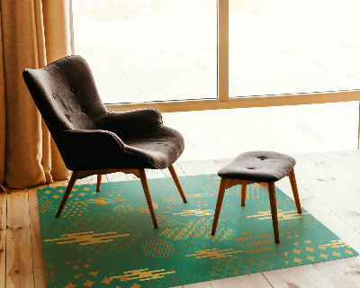 Chair mats Japanese symbols