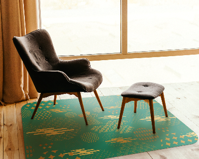 Chair mats Japanese symbols