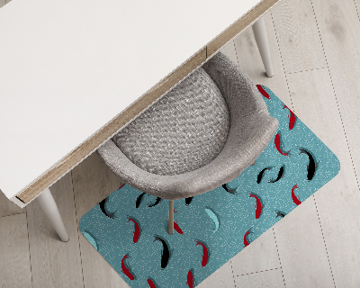 Chair mat Carp and waves patterns
