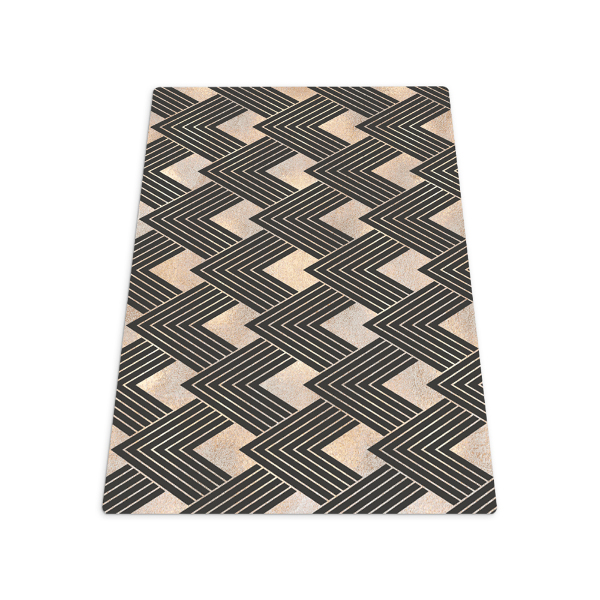 Desk chair mat Decorative artistic pattern