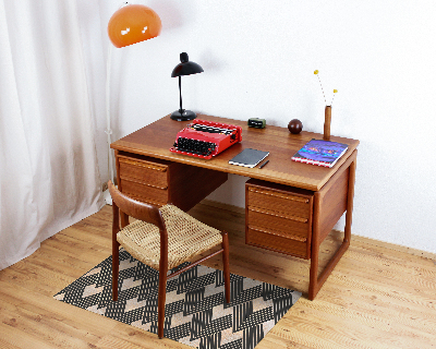 Desk chair mat Decorative artistic pattern