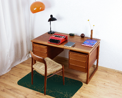 Desk chair mat Elegant pattern