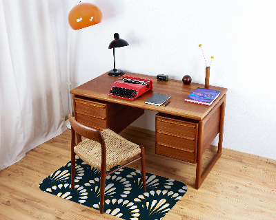 Desk chair mat Elegant composition