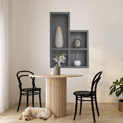 3D illusion wall decal 28x39 Decorative shelves