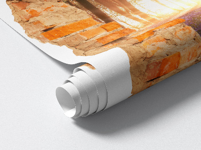 3D wall hole sticker 33x39 Forest Breakthrough