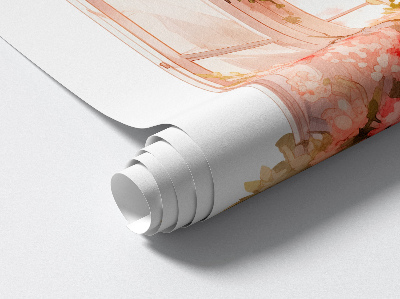 Fake window wall sticker 37x39 Romantic window