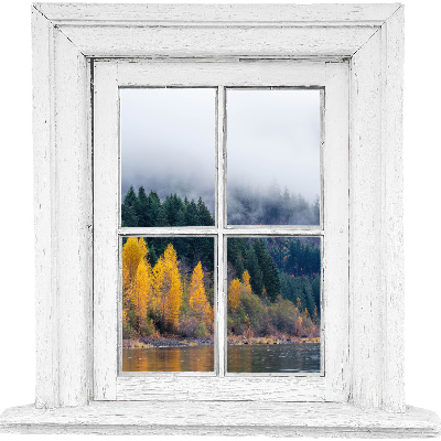 Fake window wall sticker 40x39 Window landscape