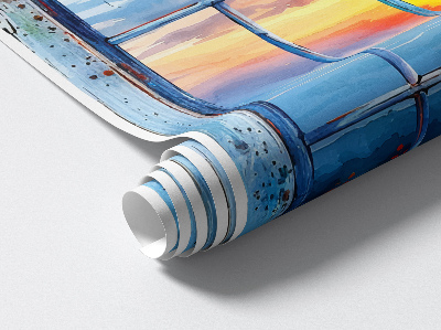 Fake window wall sticker 32x39 Window West