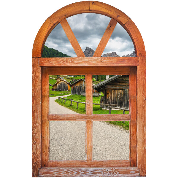 Fake window wall sticker 26x39 Window views