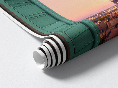 Fake window wall sticker 23x39 City window