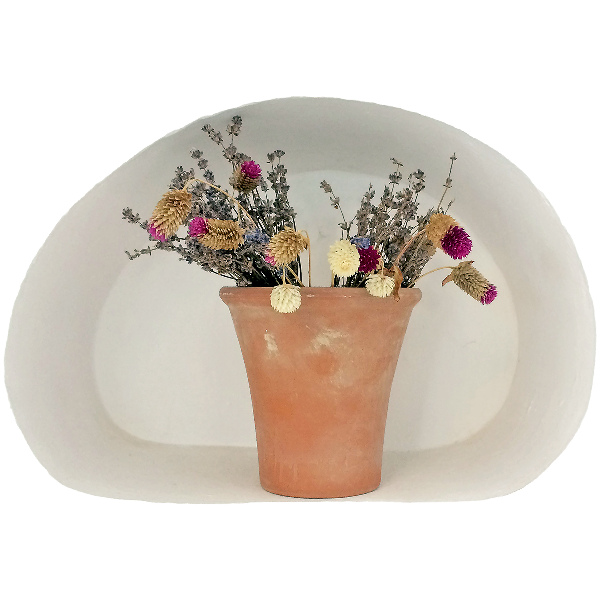 3D illusion wall decal 39x27 Dry flowers