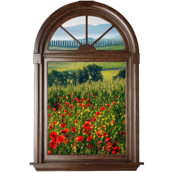Fake window wall sticker 35x51 Picturesque landscape
