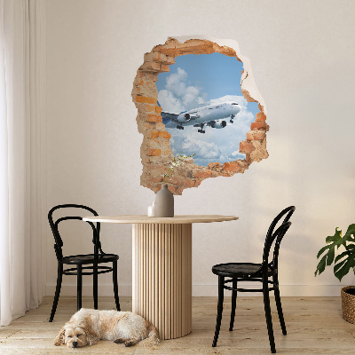 3D wall hole sticker 44x51 Aerial discovery