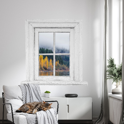Fake window wall sticker 52x51 Window landscape